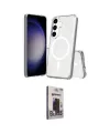 ieg™ Galaxy S24 Plus Kılıf Ahenk Yansıma Prime - Siyah Bilvis Hayalet Cam Ekran Koruyucu
