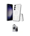 ieg™ Galaxy S24 Plus Kılıf Ahenk Yansıma Prime - Siyah Vanessa Magic Hayalet Cam