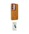 ieg™ Galaxy S24 Plus Kılıf Akış Form - Şeffaf Pasifik Cam Ekran Koruyucu