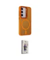 ieg™ Galaxy S24 Plus Kılıf Akış Form - Siyah Bilvis 3D Cam Ekran Koruyucu