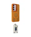 ieg™ Galaxy S24 Plus Kılıf Akış Form - Siyah Bilvis Hayalet Cam Ekran Koruyucu