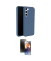ieg™ Galaxy S24 Plus Kılıf Kozmos Yansıma Özel Seri - Siyah 3D Antistatik Mat Seramik Nano Ekran Koruyucu