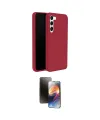 ieg™ Galaxy S24 Plus Kılıf Kozmos Yansıma Özel Seri - Siyah 3D Antistatik Mat Seramik Nano Ekran Koruyucu