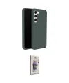 ieg™ Galaxy S24 Plus Kılıf Kozmos Yansıma Özel Seri - Siyah Bilvis 3D Cam Ekran Koruyucu