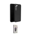 ieg™ Galaxy S24 Plus Kılıf Kozmos Yansıma Özel Seri - Siyah Bilvis 3D Cam Ekran Koruyucu
