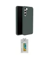 ieg™ Galaxy S24 Plus Kılıf Kozmos Yansıma Özel Seri - Siyah Polymer Nano Ekran Koruyucu