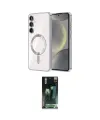 ieg™ Galaxy S24 Plus Kılıf Nova Işık Özel Seri - Siyah 360 Mat Full Body Arka Koruyucu