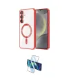 ieg™ Galaxy S24 Plus Kılıf Nova Işık Özel Seri - Siyah 3D Antistatik Seramik Nano Ekran Koruyucu
