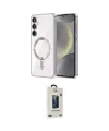 ieg™ Galaxy S24 Plus Kılıf Nova Işık Özel Seri - Siyah Bilvis Hayalet Cam Ekran Koruyucu