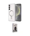 ieg™ Galaxy S24 Plus Kılıf Nova Işık Özel Seri - Siyah Bilvis Hayalet Cam Ekran Koruyucu