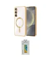 ieg™ Galaxy S24 Plus Kılıf Nova Işık Özel Seri - Siyah Polymer Nano Ekran Koruyucu