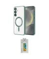 ieg™ Galaxy S24 Plus Kılıf Nova Işık Özel Seri - Siyah Polymer Nano Ekran Koruyucu