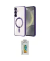 ieg™ Galaxy S24 Plus Kılıf Nova Işık Özel Seri - Siyah Polymer Nano Ekran Koruyucu