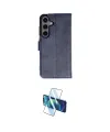 ieg™ Galaxy S24 Plus Kılıf Siluet Işık Serisi - Siyah 3D Antistatik Seramik Nano Ekran Koruyucu