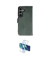 ieg™ Galaxy S24 Plus Kılıf Siluet Işık Serisi - Siyah 3D Antistatik Seramik Nano Ekran Koruyucu