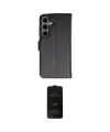 ieg™ Galaxy S24 Plus Kılıf Siluet Işık Serisi - Siyah 6D Antistatik Mat Seramik Hayalet Nano Ekran Koruyucu
