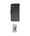 ieg™ Galaxy S24 Plus Kılıf Siluet Işık Serisi - Siyah Bilvis 3D Cam Ekran Koruyucu
