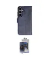 ieg™ Galaxy S24 Plus Kılıf Siluet Işık Serisi - Siyah Vanessa Magic Cam