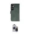 ieg™ Galaxy S24 Plus Kılıf Siluet Işık Serisi - Siyah Vanessa Magic Hayalet Cam