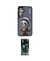 ieg™ Galaxy S24 Plus Kılıf Siluet Modern Özel Seri - Şeffaf 360 Full Body Arka Koruyucu