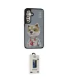 ieg™ Galaxy S24 Plus Kılıf Siluet Modern Özel Seri - Siyah Bilvis Hayalet Cam Ekran Koruyucu