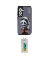 ieg™ Galaxy S24 Plus Kılıf Siluet Modern Özel Seri - Siyah Polymer Nano Ekran Koruyucu