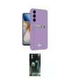 ieg™ Galaxy S24 Plus Kılıf Vadi Çizgi Prime - Şeffaf 360 Full Body Arka Koruyucu
