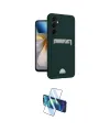 ieg™ Galaxy S24 Plus Kılıf Vadi Çizgi Prime - Siyah 3D Antistatik Cam Ekran Koruyucu