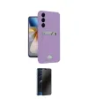 ieg™ Galaxy S24 Plus Kılıf Vadi Çizgi Prime - Siyah 3D Antistatik Hayalet Cam Ekran Koruyucu