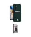 ieg™ Galaxy S24 Plus Kılıf Vadi Çizgi Prime - Siyah Bilvis Hayalet Cam Ekran Koruyucu