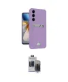 ieg™ Galaxy S24 Plus Kılıf Vadi Çizgi Prime - Siyah Vanessa Magic Hayalet Cam