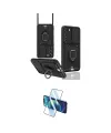 ieg™ Galaxy S24 Plus Kılıf Vadi Form Prime - Siyah 3D Antistatik Cam Ekran Koruyucu