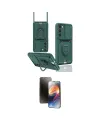 ieg™ Galaxy S24 Plus Kılıf Vadi Form Prime - Siyah 3D Antistatik Mat Seramik Nano Ekran Koruyucu