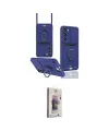 ieg™ Galaxy S24 Plus Kılıf Vadi Form Prime - Siyah Bilvis 3D Cam Ekran Koruyucu