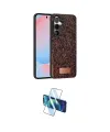 ieg™ Galaxy S24 Plus Kılıf Vadi Klasik Serisi - Siyah 3D Antistatik Cam Ekran Koruyucu