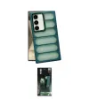 ieg™ Galaxy S24 Plus Kılıf Yadigar Doku Özel Seri - Şeffaf 360 Full Body Arka Koruyucu