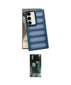 ieg™ Galaxy S24 Plus Kılıf Yadigar Doku Özel Seri - Şeffaf 360 Full Body Arka Koruyucu