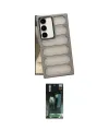 ieg™ Galaxy S24 Plus Kılıf Yadigar Doku Özel Seri - Şeffaf 360 Full Body Arka Koruyucu