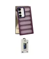 ieg™ Galaxy S24 Plus Kılıf Yadigar Doku Özel Seri - Siyah Bilvis Hayalet Cam Ekran Koruyucu