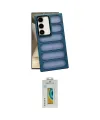 ieg™ Galaxy S24 Plus Kılıf Yadigar Doku Özel Seri - Siyah Polymer Nano Ekran Koruyucu