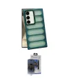 ieg™ Galaxy S24 Plus Kılıf Yadigar Doku Özel Seri - Siyah Vanessa Magic Cam
