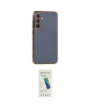 ieg™ Galaxy S24 Plus Kılıf Yankı Serisi - Şeffaf Pasifik Cam Ekran Koruyucu