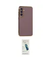 ieg™ Galaxy S24 Plus Kılıf Yankı Serisi - Şeffaf Pasifik Cam Ekran Koruyucu