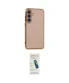 ieg™ Galaxy S24 Plus Kılıf Yankı Serisi - Şeffaf Pasifik Cam Ekran Koruyucu