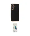ieg™ Galaxy S24 Plus Kılıf Yankı Serisi - Şeffaf Pasifik Cam Ekran Koruyucu