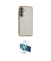 ieg™ Galaxy S24 Plus Kılıf Yankı Serisi - Siyah 3D Antistatik Seramik Nano Ekran Koruyucu