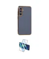 ieg™ Galaxy S24 Plus Kılıf Yankı Serisi - Siyah 3D Antistatik Seramik Nano Ekran Koruyucu