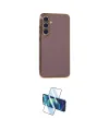 ieg™ Galaxy S24 Plus Kılıf Yankı Serisi - Siyah 3D Antistatik Seramik Nano Ekran Koruyucu