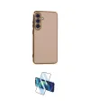 ieg™ Galaxy S24 Plus Kılıf Yankı Serisi - Siyah 3D Antistatik Seramik Nano Ekran Koruyucu