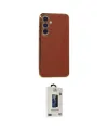 ieg™ Galaxy S24 Plus Kılıf Yankı Serisi - Siyah Bilvis Hayalet Cam Ekran Koruyucu